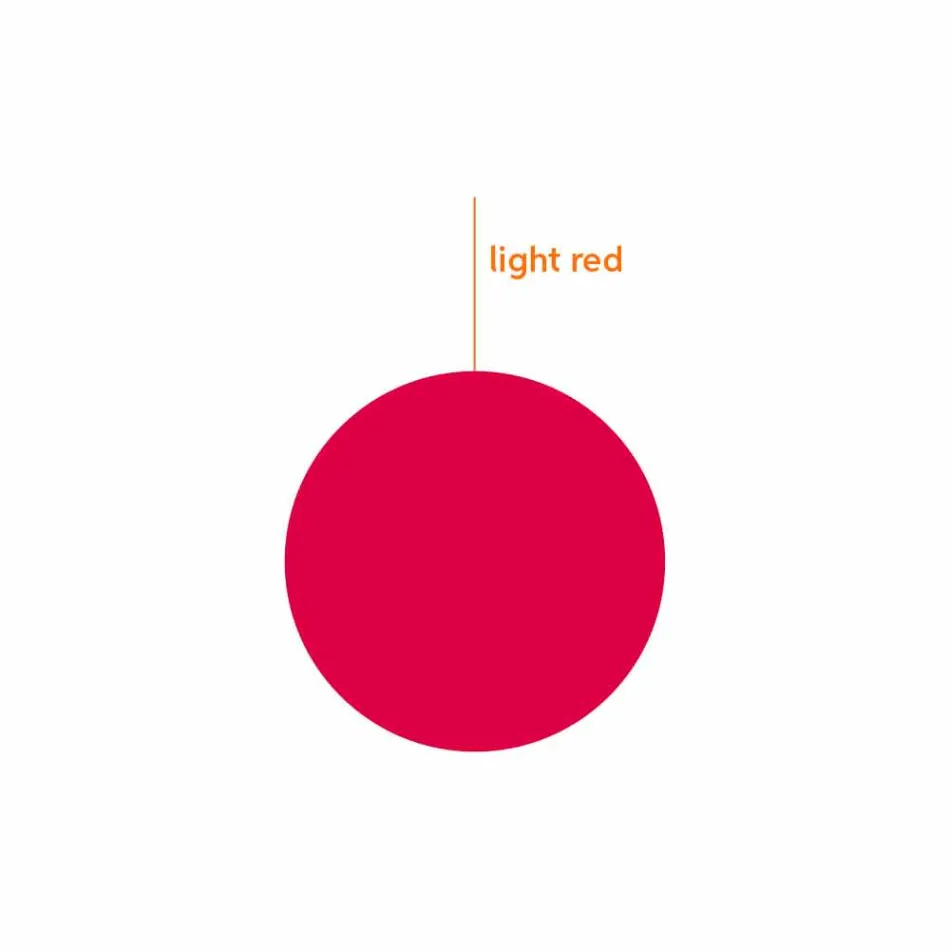 Lampada da Tavolo di Design a Casette Led Bianco o Rosso Design Slide - Kuusi Viadurini