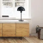 Lampada da Tavolo in Acciaio Verniciato in Diverse Finiture - Giulia Viadurini