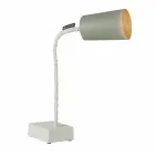 Lampada da tavolo In-es.artdesign Paint T2 stelo flessibile cemento Viadurini