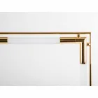 Lampada da Tavolo in Ottone e Resina con Base in Marmo Made in Italy - Quizza Viadurini