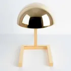 Lampada da Tavolo in Ottone Finitura Oro o Palladio Realizzata in Italia - Adana Viadurini