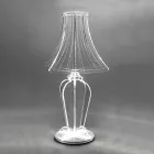 Lampada da Tavolo in PMMA Marcata a Laser Made in Italy - Moana Viadurini