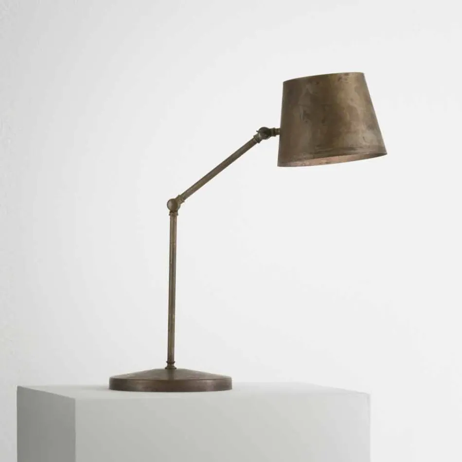Lampada da tavolo industriale regolabile Reporter Il Fanale Viadurini