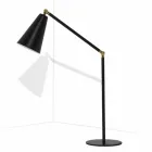 Lampada da Tavolo Moderna con Struttura in Metallo Made in Italy - Zaira Viadurini