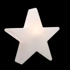 Lampada da Tavolo Solare o a LED di Design a Stella in Polietilene - Ringostar Viadurini