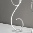 Lampada da Terra a LED con Struttura in Metallo Verniciato Design- Clack Viadurini