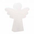 Lampada da Terra Bianca E27, Led o Solare Design ad Angelo Moderno - Angelostar
