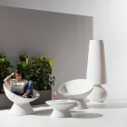 Lampada da Terra da Esterno con Struttura in Polietilene Made in Italy - Desmond Viadurini