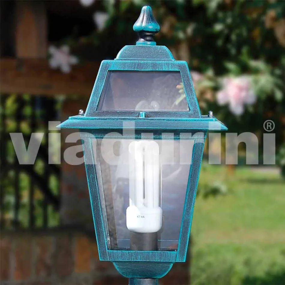 Lampada da terra da esterno in alluminio fatta in Italia, Kristel Viadurini