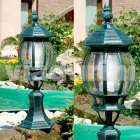 Lampada da terra da giardino in alluminio prodotta in Italia, Anika Viadurini