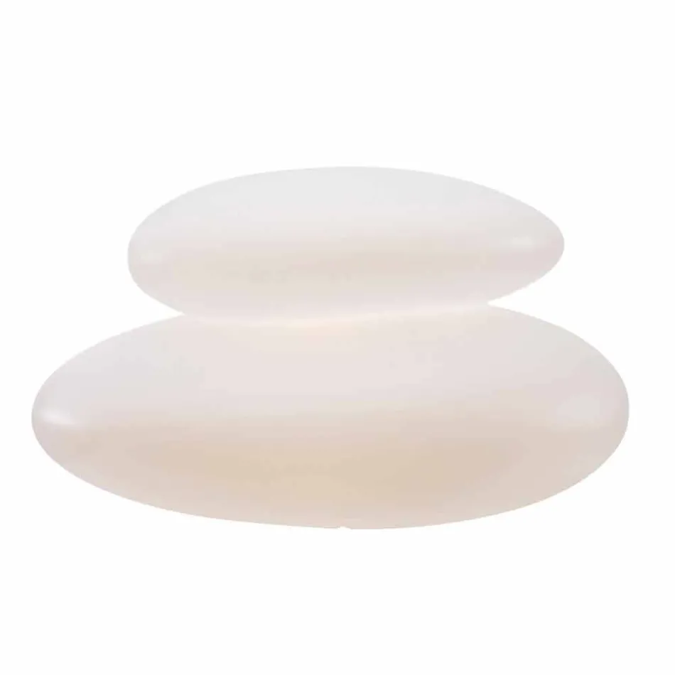 Lampada da Terra da Interno o Esterno di Design Moderno Naturale - Sassostar Viadurini