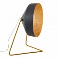Lampada da terra di design In-es.artdesign Cyrcus F Lavagna in resina