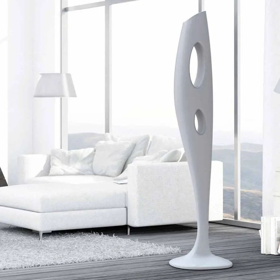 Lampada da terra di design moderno prodotta in Italia, Sinnai Viadurini