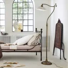 Lampada da terra in ceramica stile liberty Anita Il Fanale Viadurini