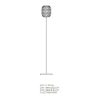 Lampada da Terra in Vetro di Venezia Soffiato a Mano 30 cm - Cloe Balloton Viadurini