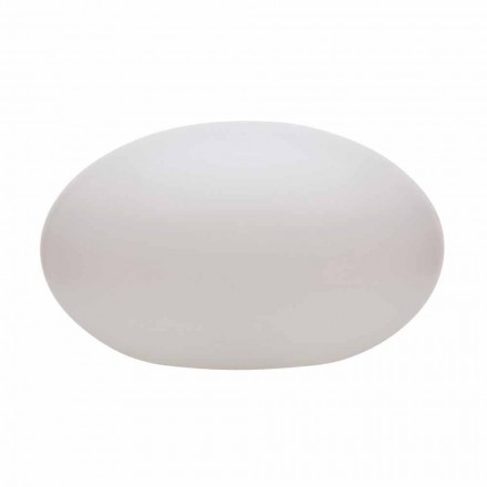 Lampada da Terra Led, Solare o E27 di Design Ovale Moderno Colorato - Uovostar Viadurini