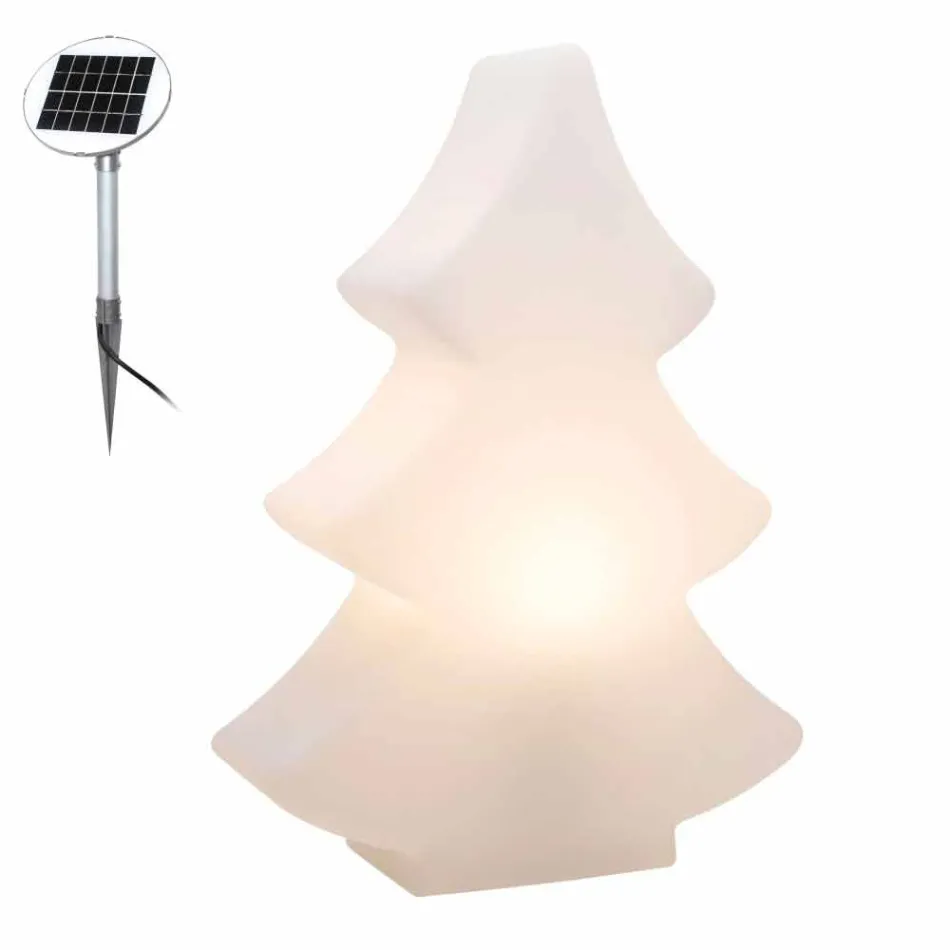 Lampada da Terra Led, Solare o E27 in Plastica Design di Natale - Alberostar Viadurini