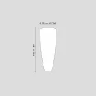 Lampada da terra moderna a Led per interni in Ldpe Obice Big Viadurini