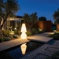 Lampada da Terra per Esterni con Luce Led in Polietilene Made in Italy - Alvarez