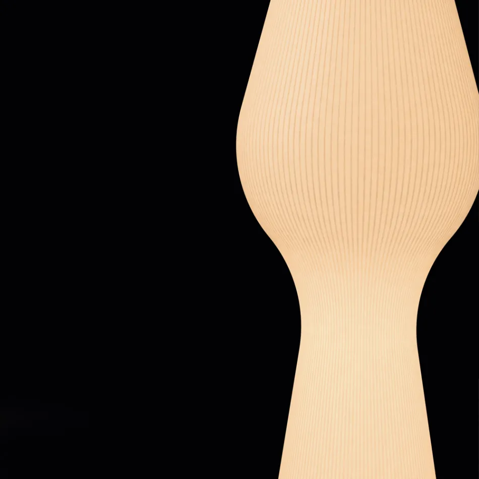 Lampada da Terra per Esterni in Polietilene con Luce Led Made in Italy - Reyes Viadurini