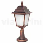 Lampada da terra per esterno in alluminio fatta in Italia, Aquilina Viadurini