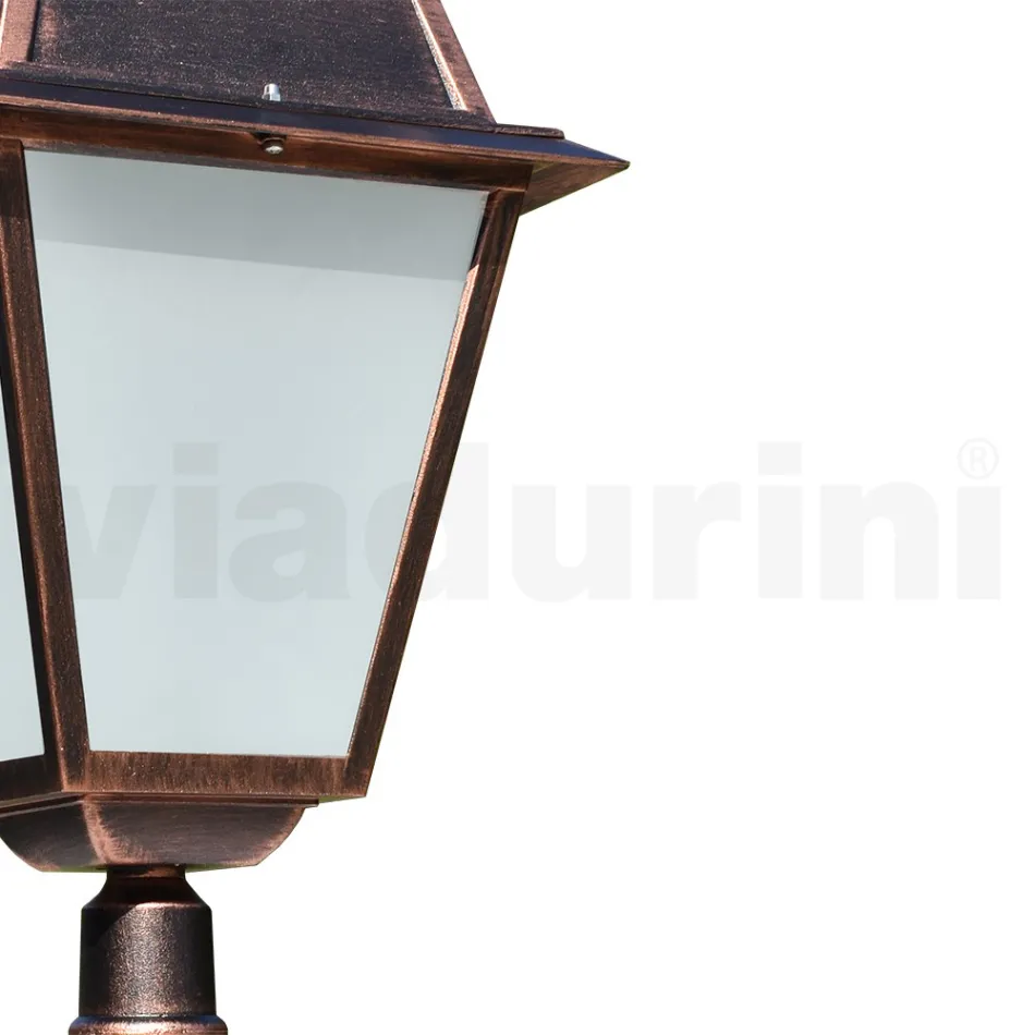 Lampada da Terra per Esterno in Alluminio Vintage Made in Italy - Doroty Viadurini