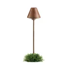 Lampada da Terra per Esterno in Ottone e Rame Made in Italy - Spada Viadurini