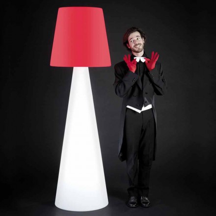 Lampada da terra per interni Slide Pivot bianco luminoso fatta Italia Viadurini