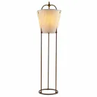 Lampada da terra Tenarunga, in ottone anticato, 1 luce Viadurini