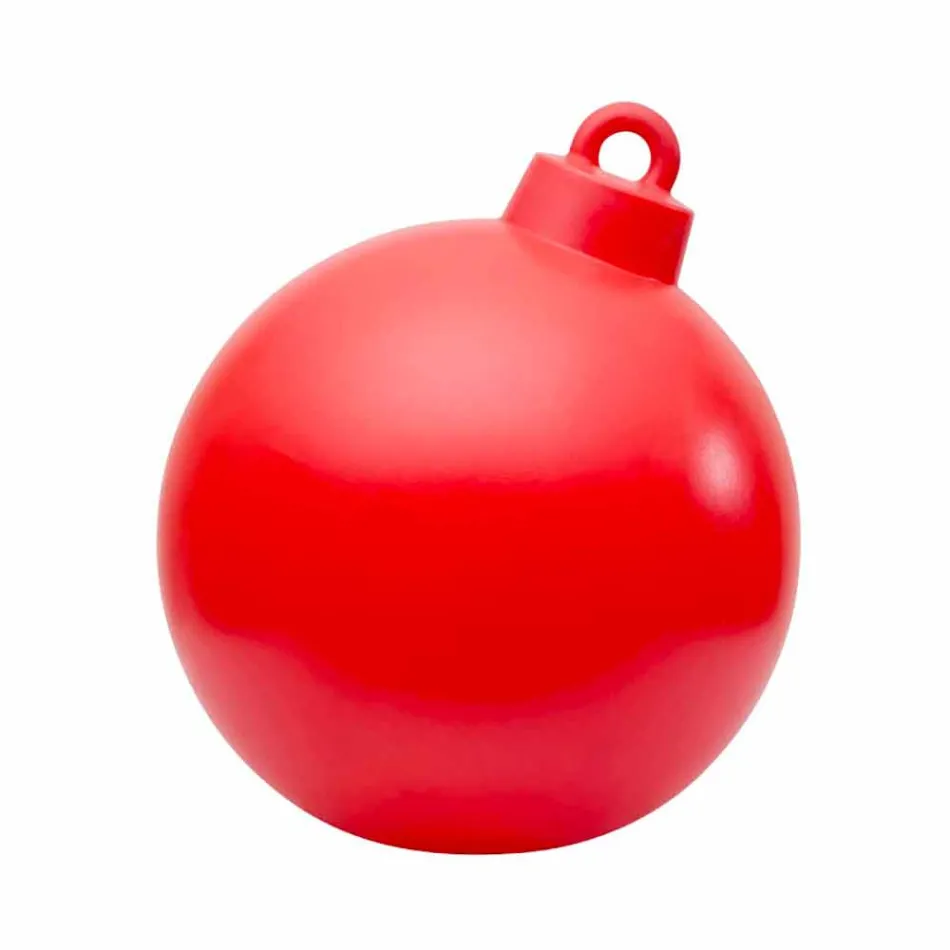 Lampada di Decoro da Interno o Esterno Palla di Natale Rossa, Bianca - Pallastar Viadurini