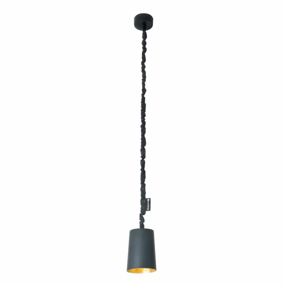 Lampada di design a sospensione In-es.artdesign Paint Lavagna resina Viadurini