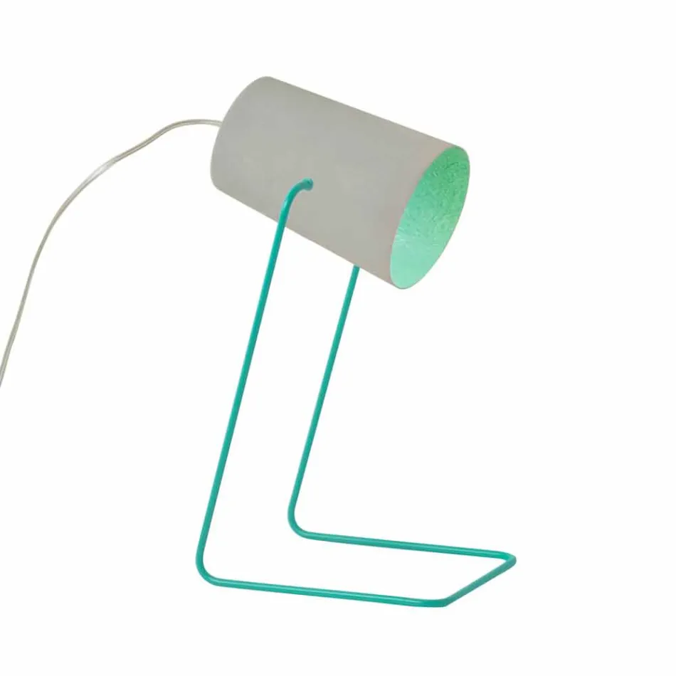 Lampada di design da tavolo In-es.artdesign Paint T effetto cemento Viadurini