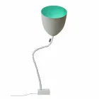 Lampada di design da terra In-es.artdesign Flower Cemento verniciata Viadurini