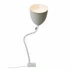 Lampada di design da terra In-es.artdesign Flower Cemento verniciata Viadurini