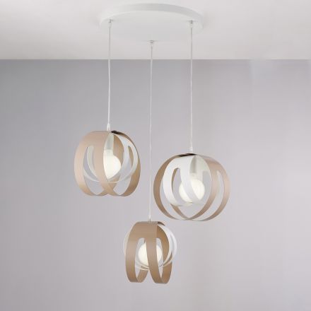 Lampada di Design in Vetro e Metallo Made in Italy per Arredare con Stile - Aries Viadurini