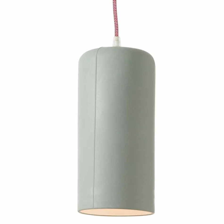 Lampada di design sospesa In-es.artdesign Candle 1 in colorata laprene Viadurini