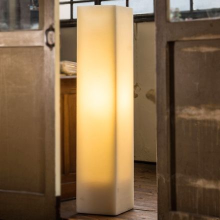 Lampada in Cera Effetto Graffiato Alta e di Design Made in Italy - Dalila Viadurini