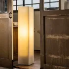 Lampada in Cera Effetto Graffiato Alta e di Design Made in Italy - Dalila Viadurini