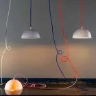 Lampada in laprene a sospensione In-es.artdesign Pop 1 moderna Viadurini