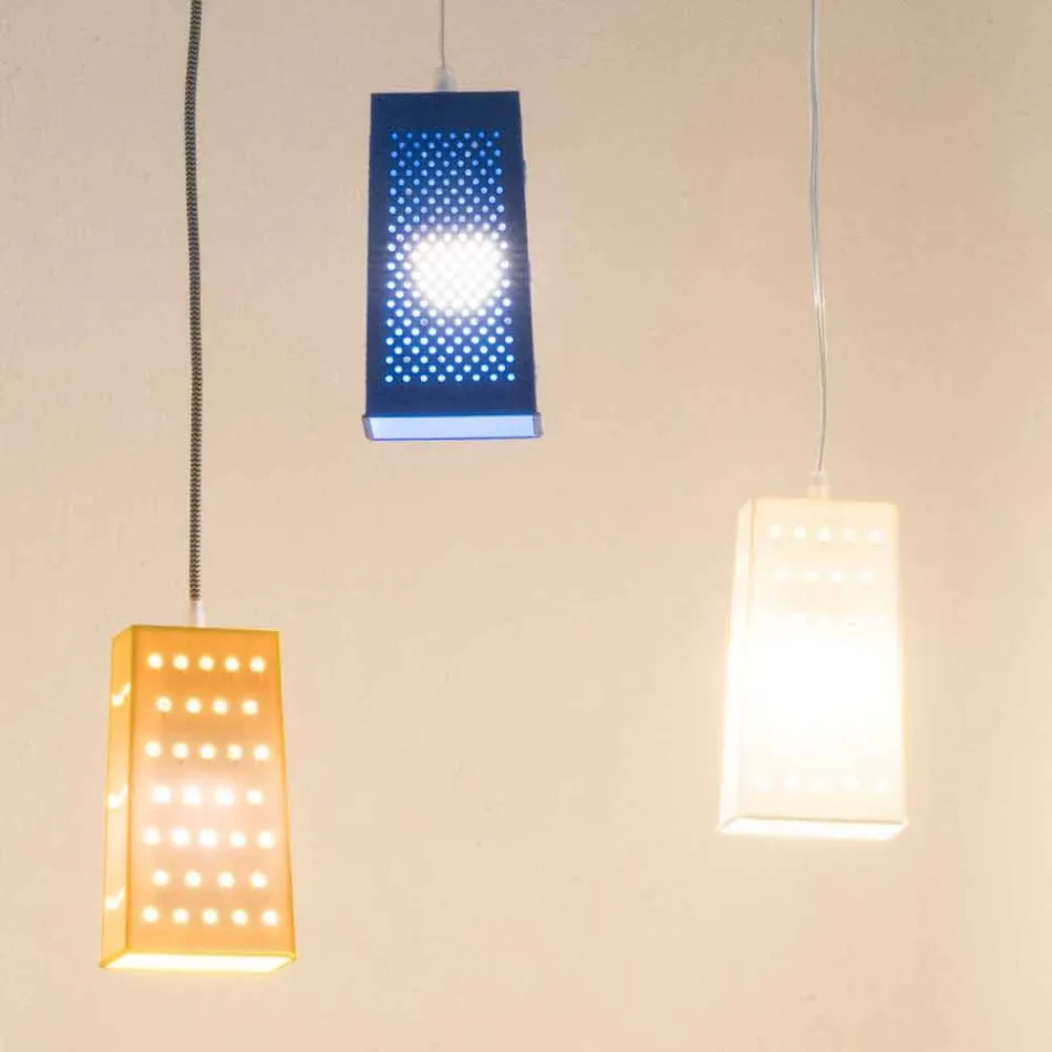 Lampada in laprene sospesa In-es.artdesign Cacio & Pepe 2 colorata Viadurini