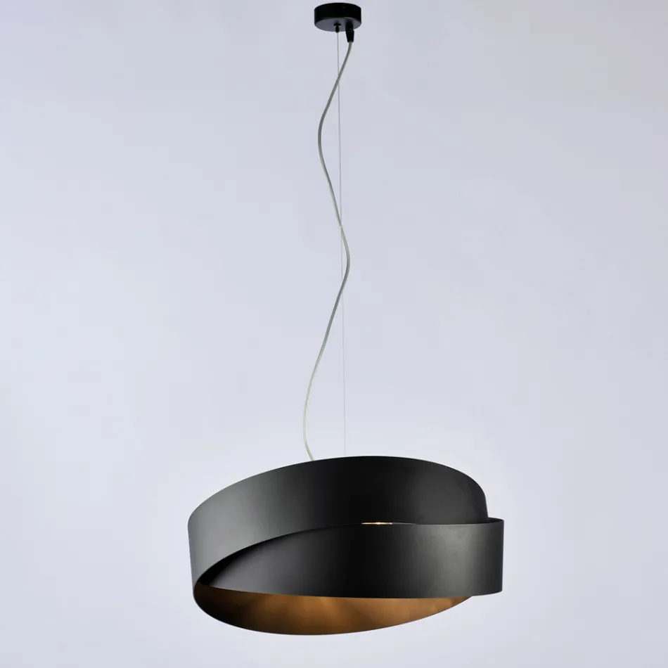 Lampada in vetro e metallo ideale per arredare con stile – Nebula Viadurini
