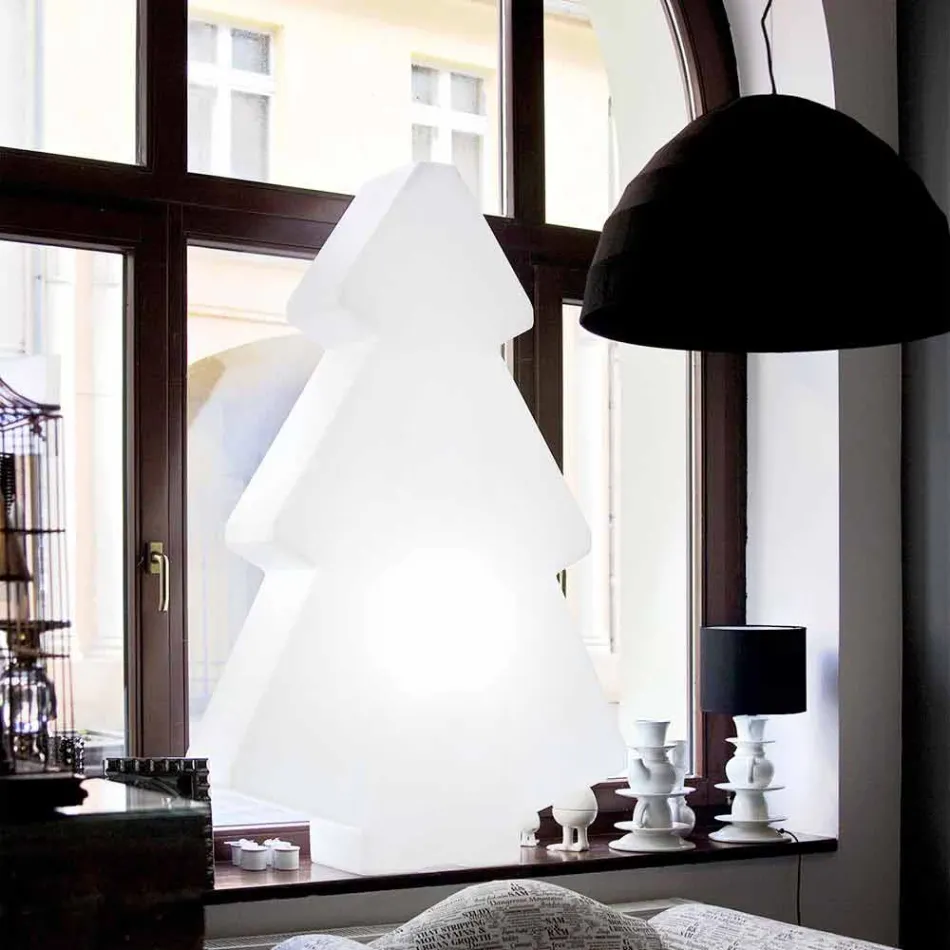 Lampada interni tavolo/terra Slide Lightree albero natale made Italy Viadurini