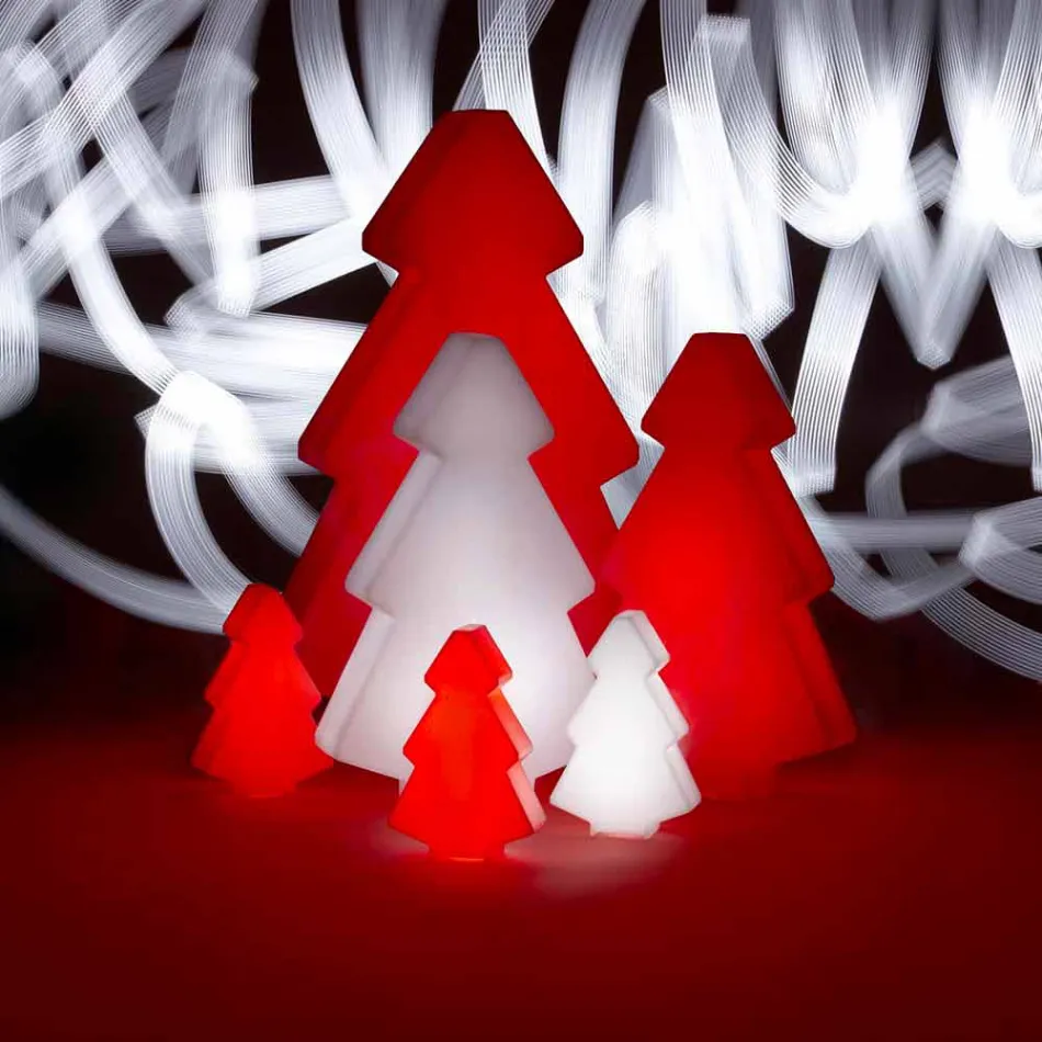 Lampada interni tavolo/terra Slide Lightree albero natale made Italy Viadurini