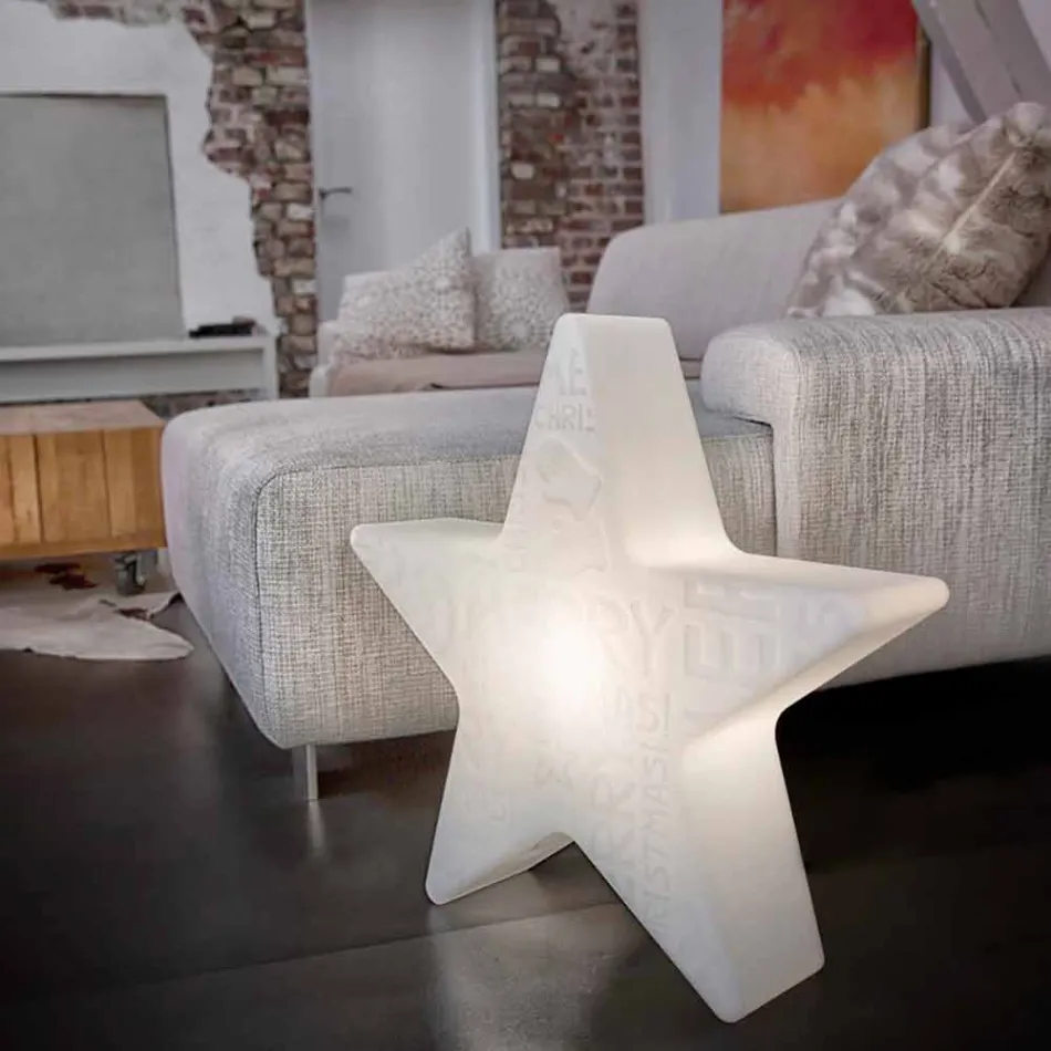 Lampada Interno o Esterno Bianca, Rossa o Verde Led, Solare o E27 - Natalestar Viadurini