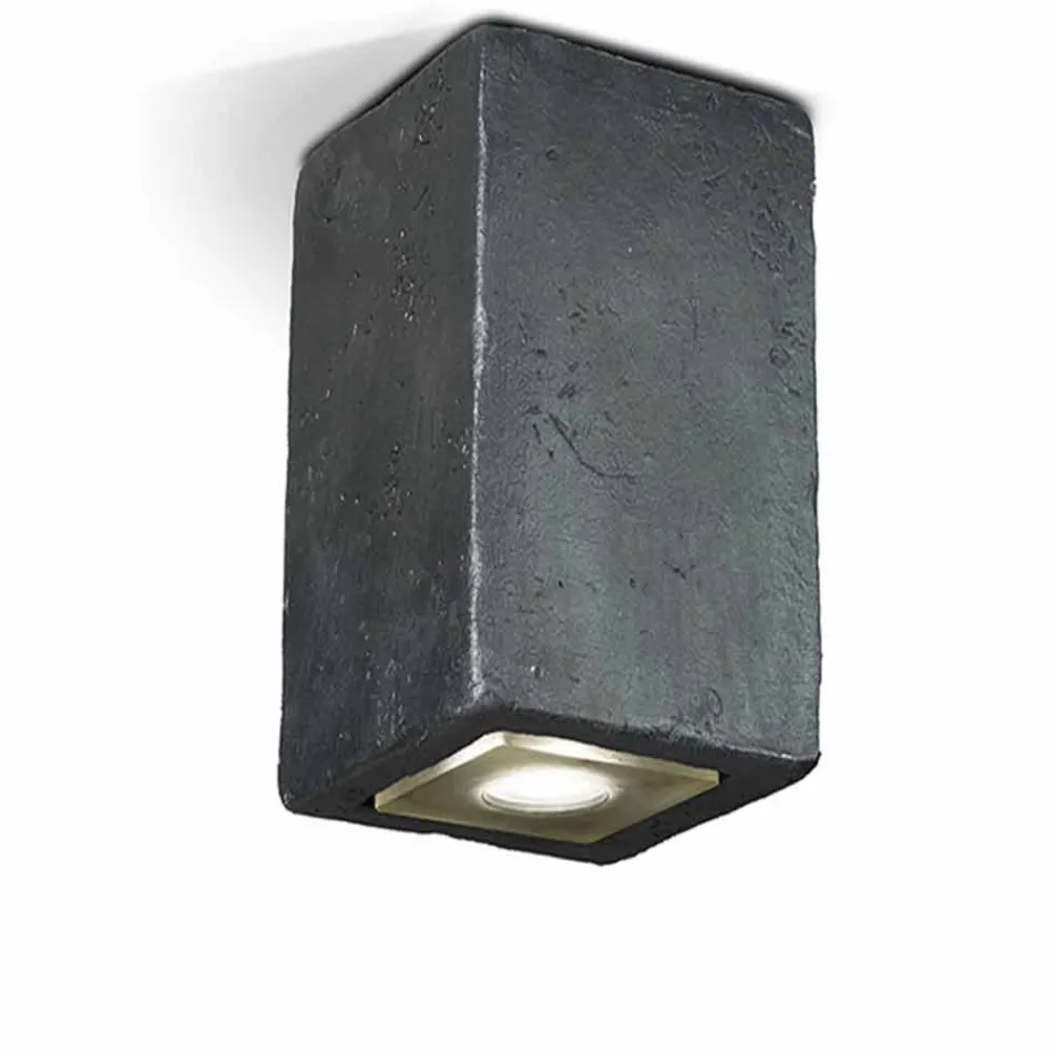 Lampada LED da soffitto da esterno, in terracotta, Smith - Toscot Viadurini