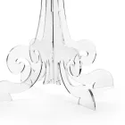 Lampada Led da Tavolo in Plexiglass Trasparente Made in Italy - Odette Viadurini