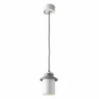 Lampada moderna a sospensione in ceramica colorata made in Italy Asia Viadurini