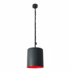 Lampada moderna a sospensione In-es.artdesign Bin Lavagna in resina Viadurini