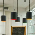 Lampada moderna a sospensione In-es.artdesign Bin Lavagna in resina Viadurini