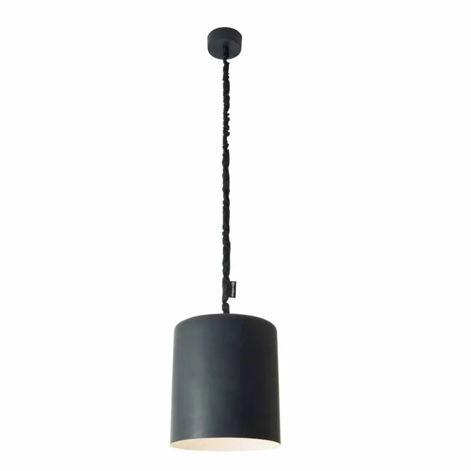 Lampada moderna a sospensione In-es.artdesign Bin Lavagna in resina Viadurini
